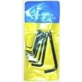 8-Piece Black Hex Key with Ring Heat Treatment